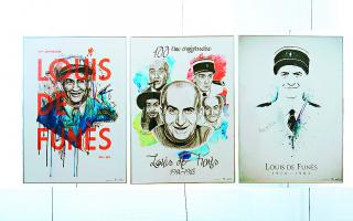 Študenti oslávili stovku Louisa de Funes vlastnými plagátmi